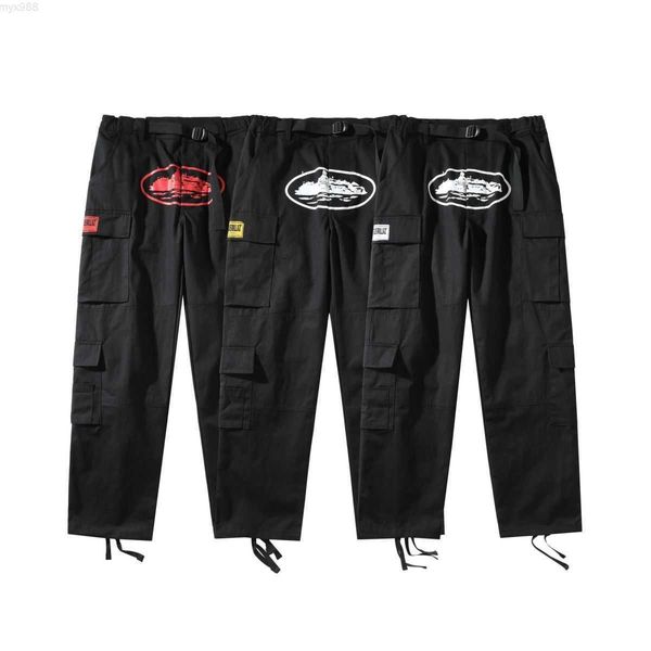 designer corteiz pants european and american fashion brand devil island trousers men's multi pocket loose straight drawstring leggings, Black
designer corteiz pants european and american fashion brand devil island trousers men's multi pocket loose straight drawstring leggings, Black