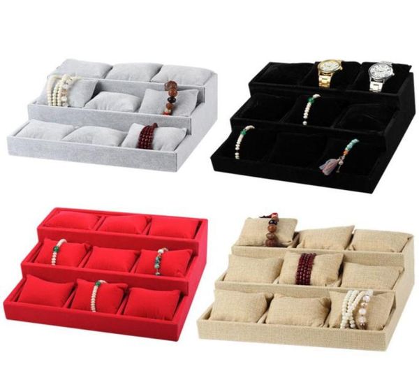 jewelry box jewel storage case jewelry tray velvet flannel 9position trapezoidal pillow watch showcase bracelet display box9491489, Black
jewelry box jewel storage case jewelry tray velvet flannel 9position trapezoidal pillow watch showcase bracelet display box9491489, Black
