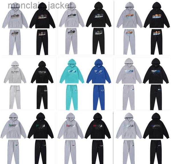 designer trapstar gradient letter tiger head embroidered hoodie pants sports pants set, Black
designer trapstar gradient letter tiger head embroidered hoodie pants sports pants set, Black