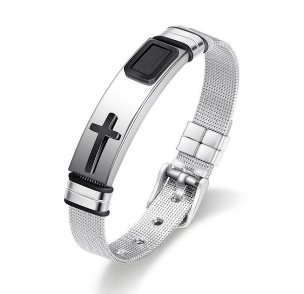 bracelet believe gold jesus cross bangle stainless steel pin buckle watch bands wristband bracelets for men fashion jewelry4414737, Black
bracelet believe gold jesus cross bangle stainless steel pin buckle watch bands wristband bracelets for men fashion jewelry4414737, Black