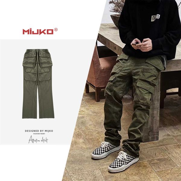 mijko men's clothing women's autumn and winter new multi pocket shell pants vibe style casual pants men's and women's ca, Blue
mijko men's clothing women's autumn and winter new multi pocket shell pants vibe style casual pants men's and women's ca, Blue