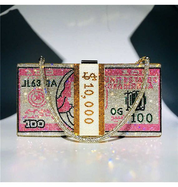 shoulder bags color rhinestones dollars box evening bag women 2023 luxury designer crystal money dinner clutch purse ladies chic 230426
shoulder bags color rhinestones dollars box evening bag women 2023 luxury designer crystal money dinner clutch purse ladies chic 230426