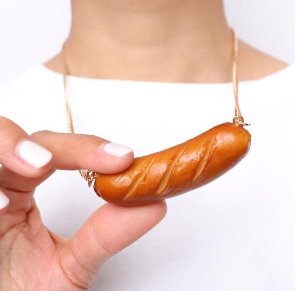 emulation sausage pendant necklace funny accessories new fashion jewelry2676203, Silver
emulation sausage pendant necklace funny accessories new fashion jewelry2676203, Silver