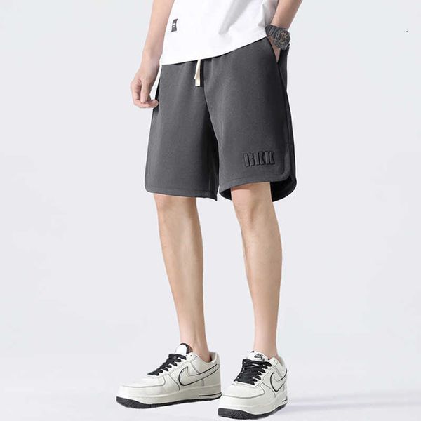 men's shorts oversized american casual for summer trend loose fitting straight leg pants capris and versatile sports, White;black
men's shorts oversized american casual for summer trend loose fitting straight leg pants capris and versatile sports, White;black