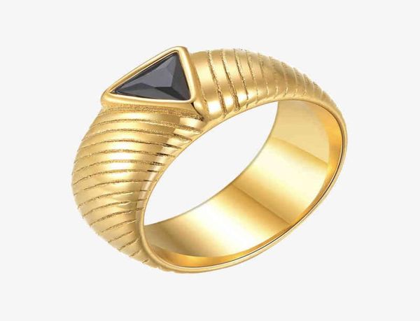 couple rings enfashion goth black eye triangle ring stainless steel zircon for women men gold fashion jewelry gift bague femme r416252671, Silver
couple rings enfashion goth black eye triangle ring stainless steel zircon for women men gold fashion jewelry gift bague femme r416252671, Silver