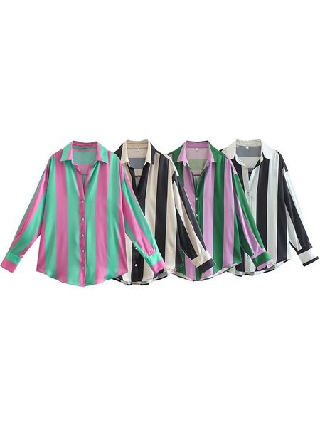shirts willshela women fashion striped single breasted blouse vintage long sleeves lapel neck female chic lady shirts, White
shirts willshela women fashion striped single breasted blouse vintage long sleeves lapel neck female chic lady shirts, White