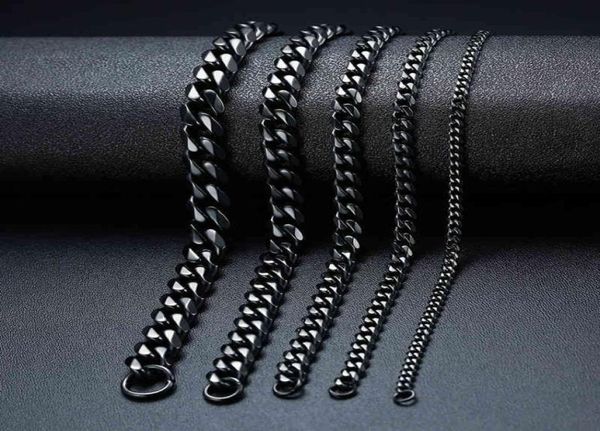 3611mm stainls steel cuban bracelet men039s fashion trend student hip hop jewelry br7556903645, Black
3611mm stainls steel cuban bracelet men039s fashion trend student hip hop jewelry br7556903645, Black