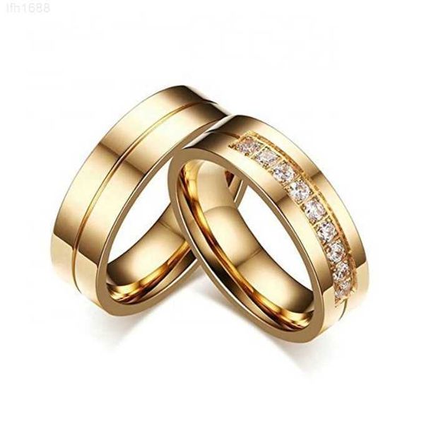 couple engagement ring band 18k gold plated inlaid two piece set women and men cubic zirconia wedding rings, Silver
couple engagement ring band 18k gold plated inlaid two piece set women and men cubic zirconia wedding rings, Silver
