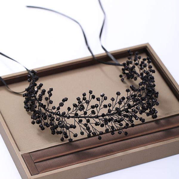 fg-0034-a piano performance black crystal hairband hair ornament pure handmade bridal wedding hairband headwear in europe and america, Silver
fg-0034-a piano performance black crystal hairband hair ornament pure handmade bridal wedding hairband headwear in europe and america, Silver