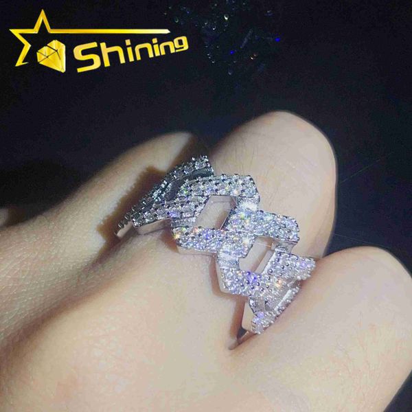cuban rings luxurty men's gold plated 925 sterling silver d color moissanite diamond iced out rings
cuban rings luxurty men's gold plated 925 sterling silver d color moissanite diamond iced out rings