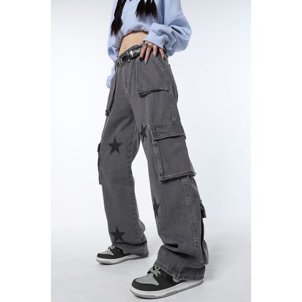 women's pants s retro straight star high waisted jeans fashion personality baggy jean hip hop all match wide leg women streetwear 23051, Black;white
women's pants s retro straight star high waisted jeans fashion personality baggy jean hip hop all match wide leg women streetwear 23051, Black;white