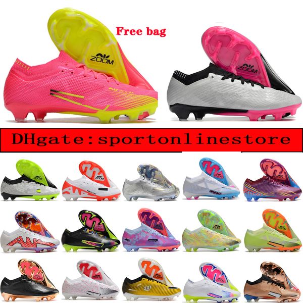 send with bag quality soccer boots zoom mercurial vapores 15 elite fg acc football shoes for mens soft leather outdoor ronaldo mbappe strong, Black
send with bag quality soccer boots zoom mercurial vapores 15 elite fg acc football shoes for mens soft leather outdoor ronaldo mbappe strong, Black