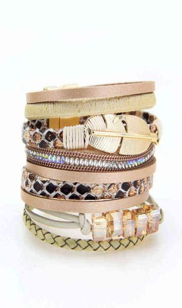 new european and american exaggerated bracelet women039s beaded fashion alloy feather multicolor9935021, Black
new european and american exaggerated bracelet women039s beaded fashion alloy feather multicolor9935021, Black