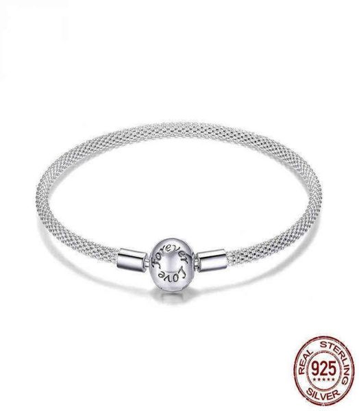 s925 sterling silver bracelet female eternal love korean simple fashion handmade diy basic chain can charm5311667, Black
s925 sterling silver bracelet female eternal love korean simple fashion handmade diy basic chain can charm5311667, Black
