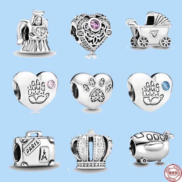 925 sterling silver charms for pandora jewelry beads baby boy girl handprint baby bead, Black
925 sterling silver charms for pandora jewelry beads baby boy girl handprint baby bead, Black