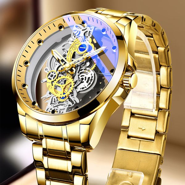 new double hollowed out full automaton non mechanical watch core tourbillon fashion men's watch
new double hollowed out full automaton non mechanical watch core tourbillon fashion men's watch