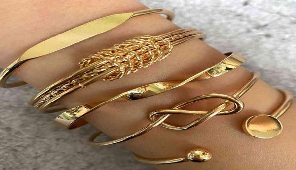 5pcs punk gothic gold plated bracelets female knot unusual bracelet bangles for women 2020 fashion jewelry8403862, Black
5pcs punk gothic gold plated bracelets female knot unusual bracelet bangles for women 2020 fashion jewelry8403862, Black