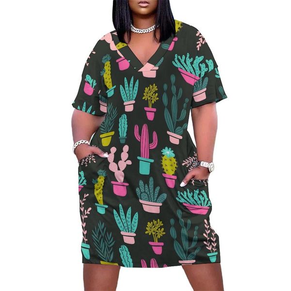 plus size dresses funny cactus v neck cacti plants print aesthetic holiday cute casual woman custom size clothes 230512, Black
plus size dresses funny cactus v neck cacti plants print aesthetic holiday cute casual woman custom size clothes 230512, Black