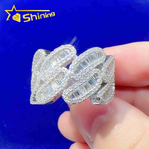 iced out jewelry solid gold plated hip hop diamond cuban rings pass tester vvs moissanite rings men engagement, Silver
iced out jewelry solid gold plated hip hop diamond cuban rings pass tester vvs moissanite rings men engagement, Silver