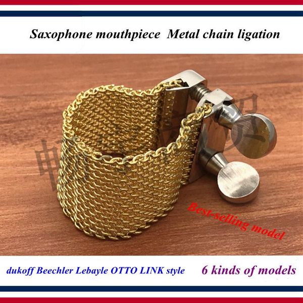 

brass saxophone accessories parts saxophone bakelite metal mouthpiece chain ligation dukoff beechler lle otto link style