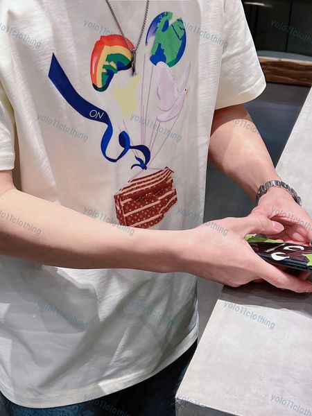 23ss rainbow earth environmental logo printed round neck short sleeve. fashion and personalized t-shirt, super versatile and beautiful coupl, White;black
23ss rainbow earth environmental logo printed round neck short sleeve. fashion and personalized t-shirt, super versatile and beautiful coupl, White;black