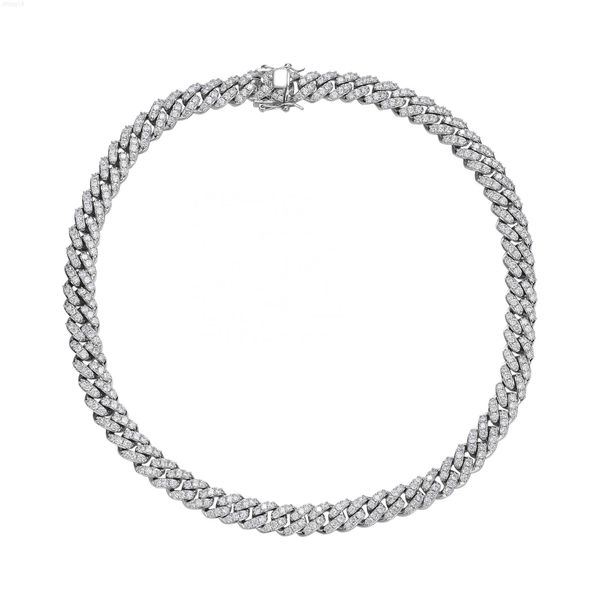 2023 fashion wholesale brass material selling white gold plated ice out cuban necklace for daily wear jewelry, Silver
2023 fashion wholesale brass material selling white gold plated ice out cuban necklace for daily wear jewelry, Silver