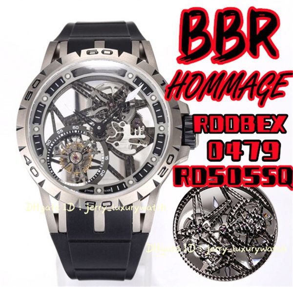 bbr 0479 titanium v4 luxury men's watch hollow out tourbillon, rd505sq mechanical movement, natural rubber strap,45mm five, Slivery;brown
bbr 0479 titanium v4 luxury men's watch hollow out tourbillon, rd505sq mechanical movement, natural rubber strap,45mm five, Slivery;brown