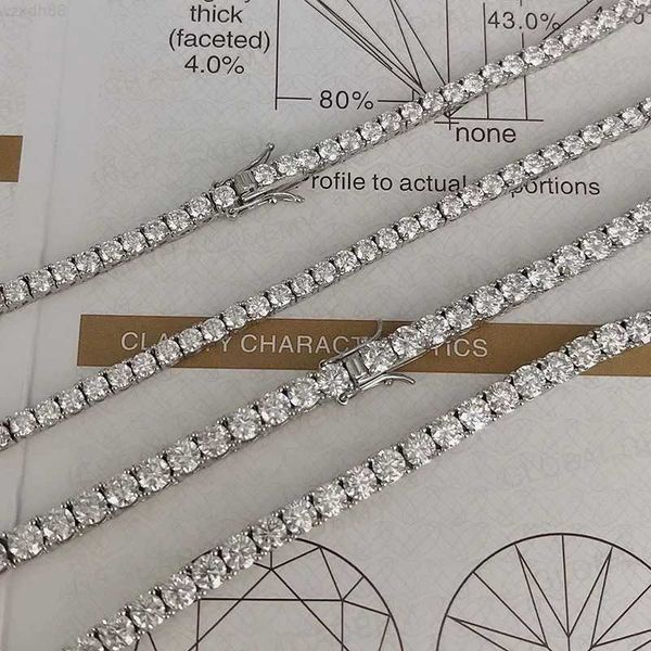 hip hop iced out d color white vvs 925 sterling silver 3mm 4mm moissanite diamond tennis chain necklace for jewelry factory
hip hop iced out d color white vvs 925 sterling silver 3mm 4mm moissanite diamond tennis chain necklace for jewelry factory