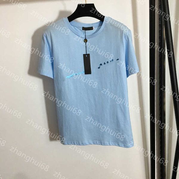 23ss tee t shirt womens designer clothing womens t-shirt round neck pure cotton simple gold monogram print round neck short sleeve t-shirt w, White
23ss tee t shirt womens designer clothing womens t-shirt round neck pure cotton simple gold monogram print round neck short sleeve t-shirt w, White