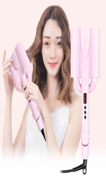 big wave curling iron ceramic hair curler deep wavy egg rolls led display automatic triple barrels styling tools1141202
big wave curling iron ceramic hair curler deep wavy egg rolls led display automatic triple barrels styling tools1141202