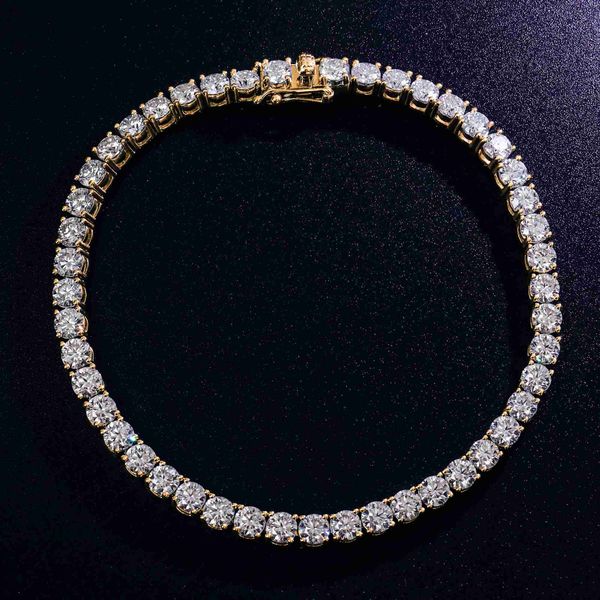 14k gold moissanite diamond tennis chain 5mm 6-9 inches iced out real solid gold tennis bracelet tennis chain, Silver
14k gold moissanite diamond tennis chain 5mm 6-9 inches iced out real solid gold tennis bracelet tennis chain, Silver