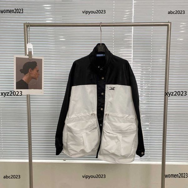 women designer jacket coat single breasted lapel jacket size s- spliced design sunscreen clothing may13, Black;brown
women designer jacket coat single breasted lapel jacket size s- spliced design sunscreen clothing may13, Black;brown