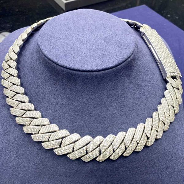 20mm big size vvs diamond vvs cuban link chain moissanite 925 silver with competitive price
20mm big size vvs diamond vvs cuban link chain moissanite 925 silver with competitive price