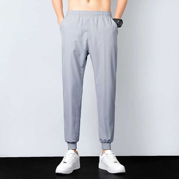 for casual pants ice men's silk loose and versatile korean version tie feet quick drying sports guards pants for summer thin men's, Black
for casual pants ice men's silk loose and versatile korean version tie feet quick drying sports guards pants for summer thin men's, Black
