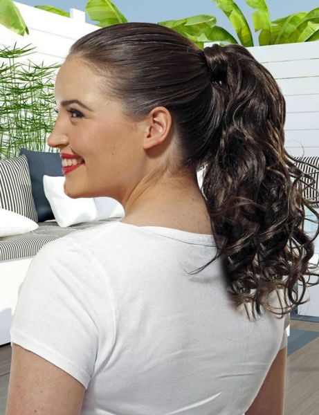 wet and wavy pony tail hairpiece wraps human hair ponytail with clips easy wearing fashion women ponytail hairstyle 100g160g8356216, Black
wet and wavy pony tail hairpiece wraps human hair ponytail with clips easy wearing fashion women ponytail hairstyle 100g160g8356216, Black