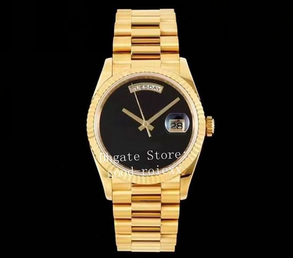 36mm watch men's yellow gold watches men automatic cal.2834 eta president bracelet time day date ra 904l steel jewel malachite dial mal, Slivery;brown
36mm watch men's yellow gold watches men automatic cal.2834 eta president bracelet time day date ra 904l steel jewel malachite dial mal, Slivery;brown
