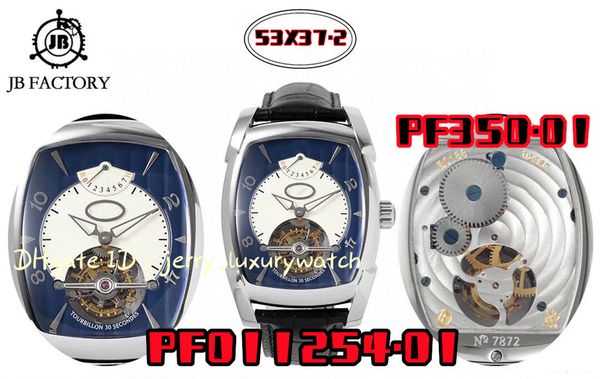 jb / ys tourbillon pf011254.01 luxury men's watch pf350.01 mechanical movement, kinetic energy storage 60 hours, 53x37.2mm wine barrel, Slivery;brown
jb / ys tourbillon pf011254.01 luxury men's watch pf350.01 mechanical movement, kinetic energy storage 60 hours, 53x37.2mm wine barrel, Slivery;brown