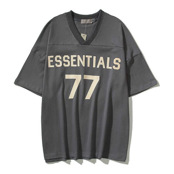 peyt 2023 men's and women's fashion t shirt t-shirts high street brand ess flocked 77 letter v-neck spliced short sleeve, White;black
peyt 2023 men's and women's fashion t shirt t-shirts high street brand ess flocked 77 letter v-neck spliced short sleeve, White;black