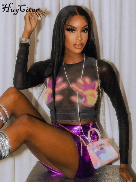 t-shirt hugcitar mesh black long sleeve hand shape print see through crop tshirt 2022 fall women party nightclub y2k grunge clothes, White
t-shirt hugcitar mesh black long sleeve hand shape print see through crop tshirt 2022 fall women party nightclub y2k grunge clothes, White