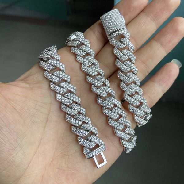 super september 925 sterling silver d color vvs moissanite necklace 100% pass diamond tester diamond cuban link chain hip hop bracelet neckl
super september 925 sterling silver d color vvs moissanite necklace 100% pass diamond tester diamond cuban link chain hip hop bracelet neckl