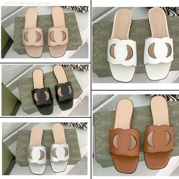 2022 new double g family leather temperament casual lazy slippers classic hollow flat bottom leaking toe square head women's sandals an, Black
2022 new double g family leather temperament casual lazy slippers classic hollow flat bottom leaking toe square head women's sandals an, Black