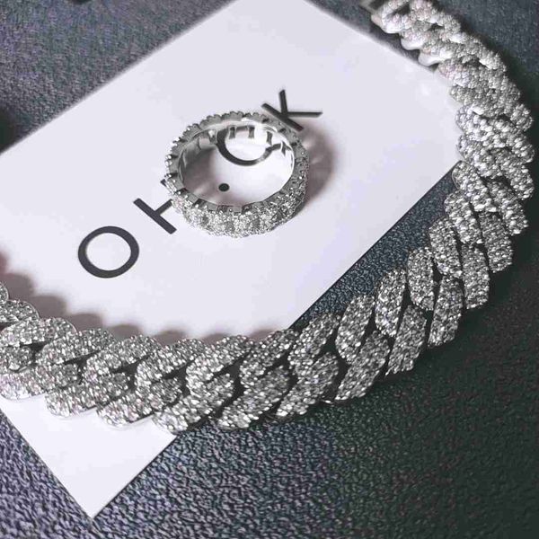 factory directly supply stainless steel silver plated iced out moissanite cunban chain bracelets for unisex
factory directly supply stainless steel silver plated iced out moissanite cunban chain bracelets for unisex