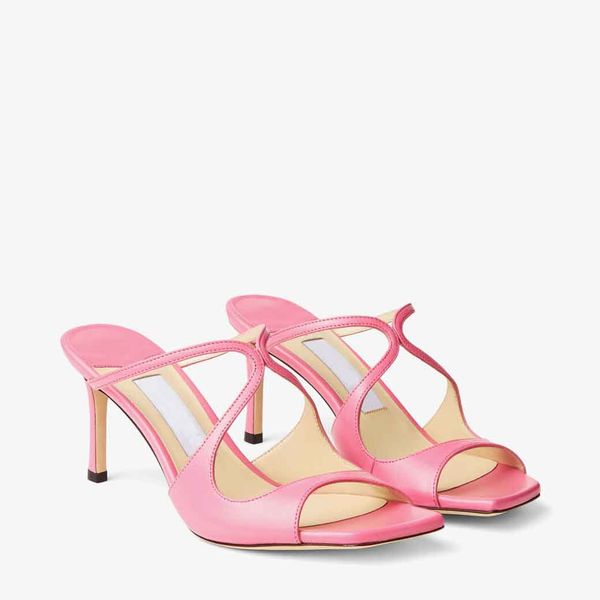 designer summer anise 75mm mules woman gladiator sandal heels slide outdoor dress heel square open toe patent leather slip on luxury pump wh, Black
designer summer anise 75mm mules woman gladiator sandal heels slide outdoor dress heel square open toe patent leather slip on luxury pump wh, Black