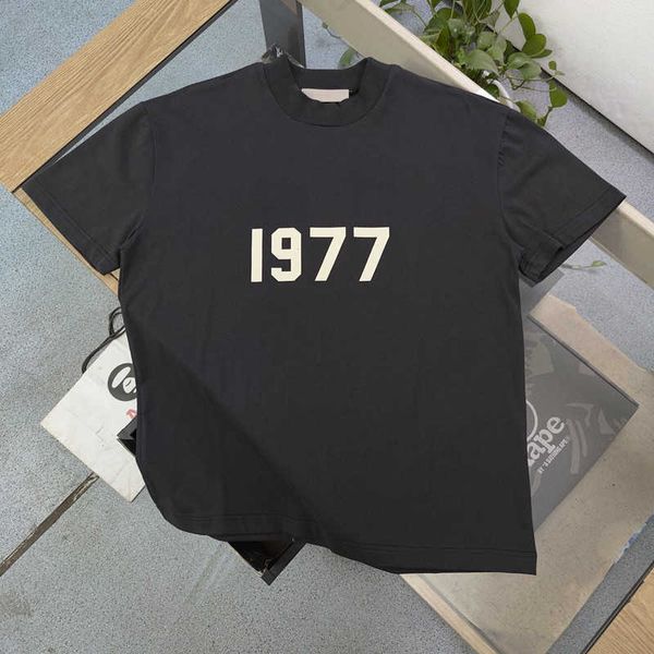 z2hm 2023 men's and women's fashion t shirt t-shirts high street brand ess the correct 1977 trend loose fitting short sleeved, White;black
z2hm 2023 men's and women's fashion t shirt t-shirts high street brand ess the correct 1977 trend loose fitting short sleeved, White;black