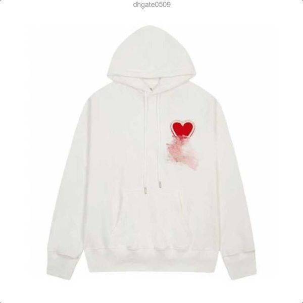 3a hoodie male and female designers amis paris hooded highs quality sweater embroidered red love winter round neck jumper couple sweatshirts, White;black
3a hoodie male and female designers amis paris hooded highs quality sweater embroidered red love winter round neck jumper couple sweatshirts, White;black