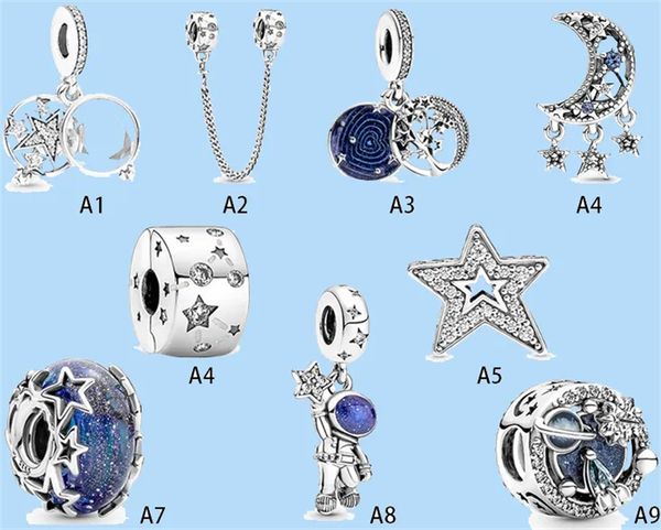 925 sterling silver charms for pandora jewelry beads new starry sky galaxy astronaut star glass beads diy, Black
925 sterling silver charms for pandora jewelry beads new starry sky galaxy astronaut star glass beads diy, Black