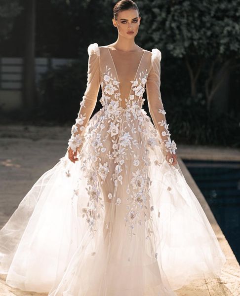 bohemian floral lace beach wedding dress sheer v-neck backless boho bridal gowns long sleeves summer robe de mariage 2023, White
bohemian floral lace beach wedding dress sheer v-neck backless boho bridal gowns long sleeves summer robe de mariage 2023, White