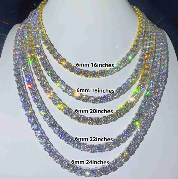 hip hop jewelry 6.5mm 925 silver vvs diamond necklace chain fashion iced out moissanite tennis chain
hip hop jewelry 6.5mm 925 silver vvs diamond necklace chain fashion iced out moissanite tennis chain