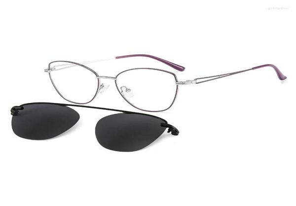 sunglasses frames lanssy women metal cat eye 2 in 1 magnet polarized clip on glasses frame optical prescription eyeglasses for6911014, Black
sunglasses frames lanssy women metal cat eye 2 in 1 magnet polarized clip on glasses frame optical prescription eyeglasses for6911014, Black