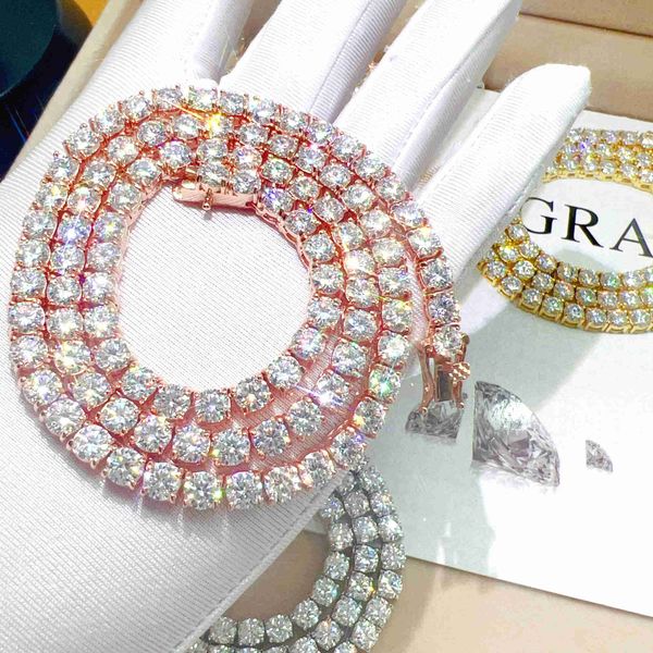 fashion fine jewelry vvs moissanite 5mm 925 sterling silver hip hop men tennis chain
fashion fine jewelry vvs moissanite 5mm 925 sterling silver hip hop men tennis chain